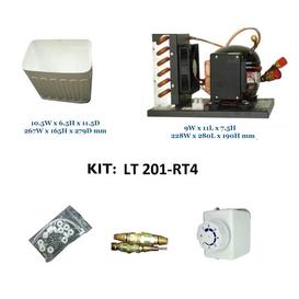 Ice Box Conversion Kit w/formed box- 10ft/cu-Nova Kool (LT201-RT4)