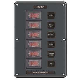 Blue Sea Water-Resistant Circuit Breaker Switch Panel (4322)