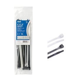 Cable Ties 4in,6in,8in Kit-Black and White (199261