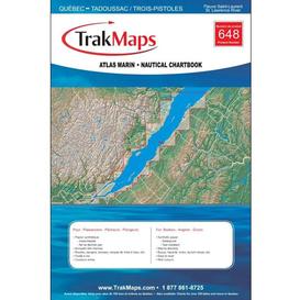 Nautical Chartbook of Saint Lawrence River: Quebec to Tadoussac=Trak Maps (648)