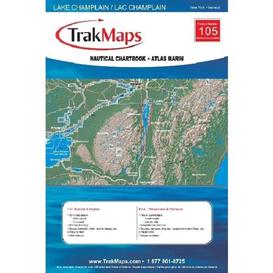 Trak Maps Lake Champlain Nautical Chartbook (105)
