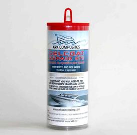 Kit de réparation pour bateaux et piscines en fibre de verre de résine  liquide catalyseur feuille de fibre 1 m² Gelcoat paraffiné blanc mastic  résine pâte abrasive pour lustrer pinceau : 